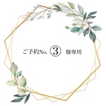 ✽ご予約No.③様専用ページ✽