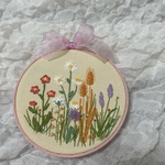 🌸野に咲くお花🌸ミニ刺繍額