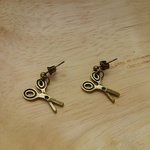 シザー✂アンティークピアス