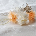 D4 紐　アレンジ 結婚式 色打掛 卒業式　髪飾り　成人式　和装　袴　前撮り