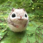 全てが○になるお守り　癒しの妖精✿momoちゃん つぶらな瞳 ストラップバージョン