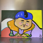 ☆アメカナ様オーダー作品原画『上目遣いの福助』