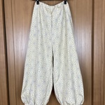 【開店記念セール】大島紬のバルーンパンツ_麻の葉（B001）