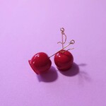 りんご飴 ピアス(イヤリング)