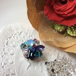 swarovskiプチジュエルBOX（ブルーベリー）