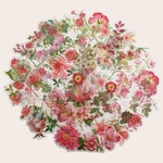 大量♡petお花フレークシール　ピンク