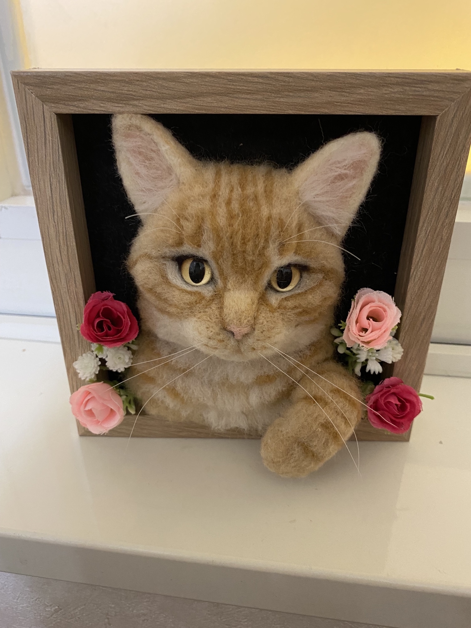 オーダー額縁羊毛フェルト - NEKO-AN'S GALLERY（ねこ庵