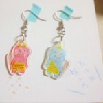  節分　赤鬼、青鬼　ピアス/イヤリング