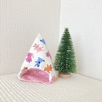 ハムスターのコットンテント⛺動物柄　ピンク