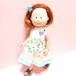 マドレーヌちゃん 小鳥さんのかくれんぼワンピース (ブローチ付き)