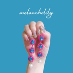 刺繍シリーズ3連ピアス | melancholily 