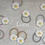 再販♡daisy hair tie~ デイジー　ヘアゴム　くすみカラー　ヘアゴム　お花　ベビーヘアゴム　キッズヘアゴム　キッズヘアアクセ　ベビーヘアアクセ