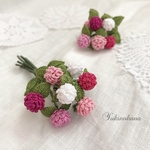 【販売】ブローチ～千日紅〜