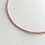pink beads necklace     ピンクのビーズネックレス