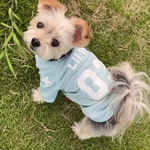 犬服 名入れ 接触冷感ユニフォームTシャツ ミント