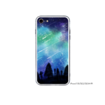 強化ガラススマホケース「森に降る流れ星」