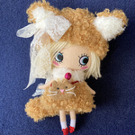 shiroashi415様専用　イーマリーちゃん　イアンヌちゃん★茶色ネコちゃんコスプレコーデセット＋ネコちゃんバッグ