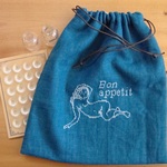 【T.U様オーダー品】ミューズ刺繍の巾着