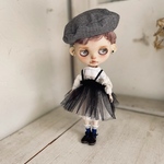 ブライス　blythe　。゜。ワンピースとベレー帽のセット 。゜。