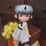 m様専用❤︎ANTUサイズの胸元配色レースワンピース