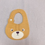 ★再販★ふわふわくまのスタイ マスタードyell