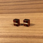 ☆DIY☆ フレットキューブ パーツ スネークウッド ぺらいの