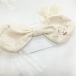 ‎𓊆 半額sale 𓊇くまさん刺繍とお花のヘアゴム