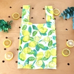 手ぬぐいエコバッグ レモン🍋と葉っぱ