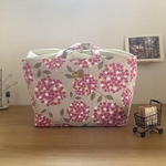 マルチに活躍レジかごバッグ ☆つぶつぶFlower de巾着