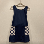 【ドット柄】バッククロスエプロン