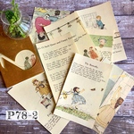 残り3点！送料無料【P78-2 コラージュ素材】海外紙モノ　童謡　ペーパー　手帳　ジャーナル　デザペ　レトロ