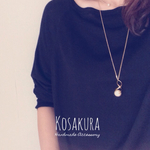 再販×11⭐️ねじれパールロングネックレス