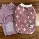 ～SAIL～2枚set胴42㎝　クロス柄＆Tシャツ