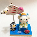 momo20514様　専用出品 しろくまくんクリップスタンド　かぼちゃポット