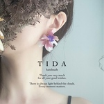 gradation flower 【ピアス/イヤリング】No.155