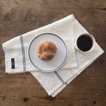 【特集掲載】2本ライン入りリネンのキッチンクロス