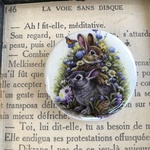 うさぎさんのブローチ