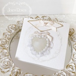 完成品】Candy Heart ネックレス(ミルク)