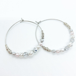 フープピアス＊シルバー　金属アレルギー対応