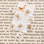 8個で1セット　レトロ　ボタン  白　金　ゴールド　ホワイト　デッドストック