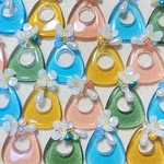【なつ様専用】💚お花とボリュームフープのピアス