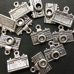増量中=10個=カメラ アクセサリー ネックレス チャーム パーツ