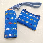【現物販売１点のみ】ペットボトル&水筒カバー &移動ポケットつき