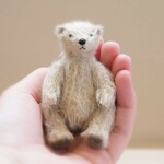 【8/6 21時～】 ぽってりくまのぬいぐるみ（ベージュ）あなただけの小さな相棒に