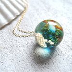 Seascapes Necklace   iii 　(訳あり）