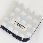 【ガーゼハンカチ】ゾウ🐘と星⭐