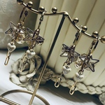 ★gold star×chain pierce