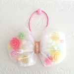 薔薇いっぱいの清楚なホワイトリボン♡