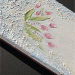 ♡ オーダー作品　チューリップ　表札　20×7