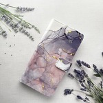 AQUOS XPERIA Galaxy Pixel 全機種対応　Shiny Marble  大理石柄　マーブル　